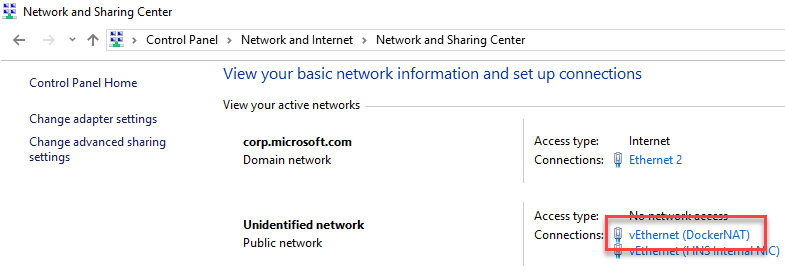vethernetdockernat